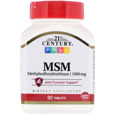 Хондропротектор 21st Century MSM 1000 mg 90 таблеток