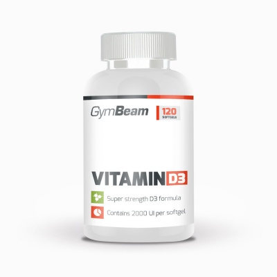 Витамин GymBeam Vitamin D 3 2000 120 капcул