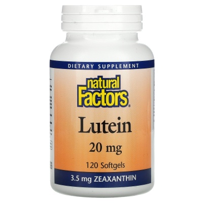 Антиоксидант Natural Factors Lutein 20 мг 120 капсул