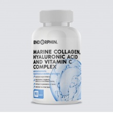  ENDORPHIN Marine collagen, Hyaluronic acid and Vitamin C Complex 90 