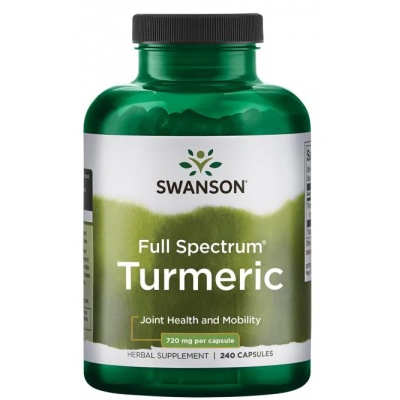 Антиоксидант Swanson Full Spec Turmeric 720 мг 240 капсул