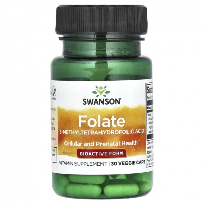 Витамины Swanson Folate 680мг 30 капсул