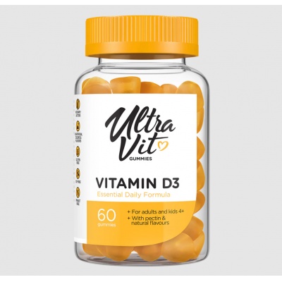 Витамины UltraVit Gummies Vitamin D3 60 жевательных таблеток