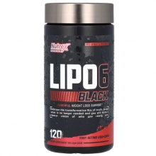 Жиросжигатель Nutrex Lipo 6 Black 120 капул